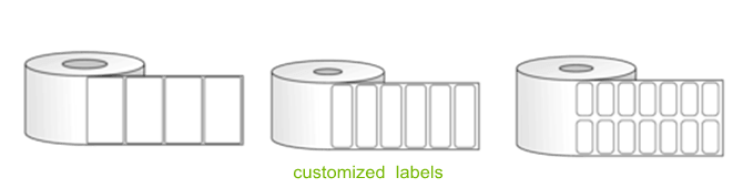 Customized label rolls