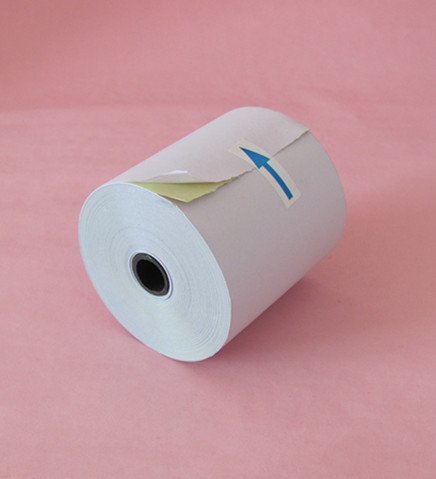 76mm x 70mm 2ply Carbonless Paper Roll