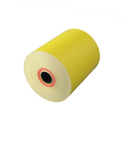 Yellow thermal paper roll
