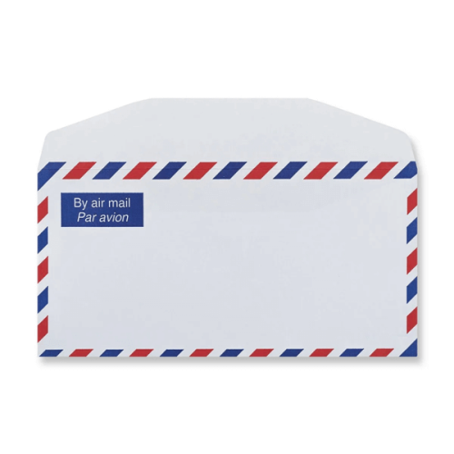 110mm x 220mm Airmail Paper Envelope